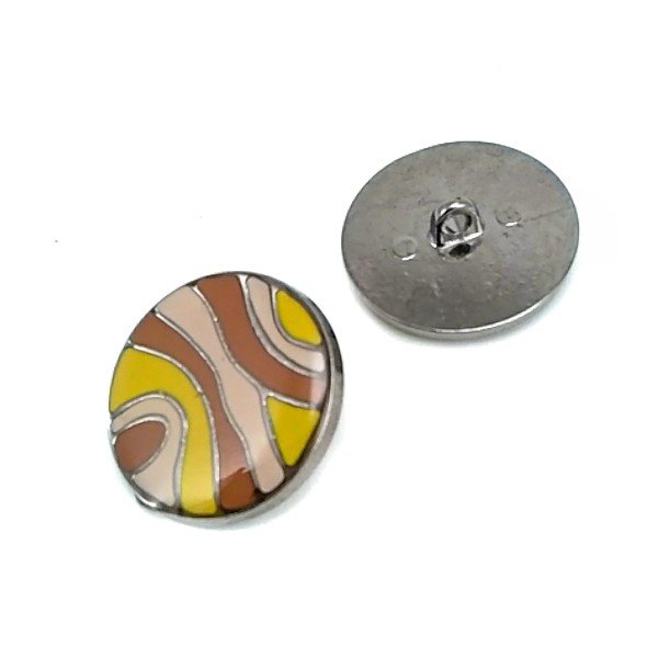Kaban ve Mont Düğmesi Metal Renk Kombinli  28 mm 44 Boy B 83 MN V2