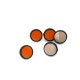 Bluz ve Gömlek Düğmesi Mineli Sade Metal Ayaklı Düğme  12 mm - 19 boy E 1304