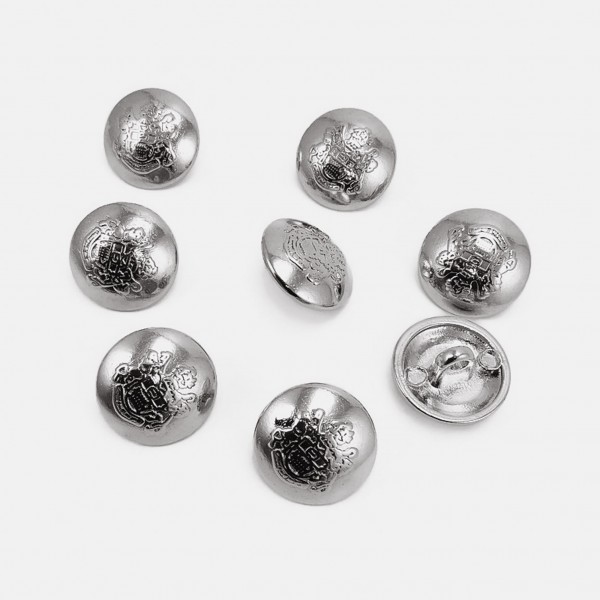 Gold Plated Button Clasp Blazer 8 pcs Jacket Button Set 15 mm - 24 L E 1875 SET8