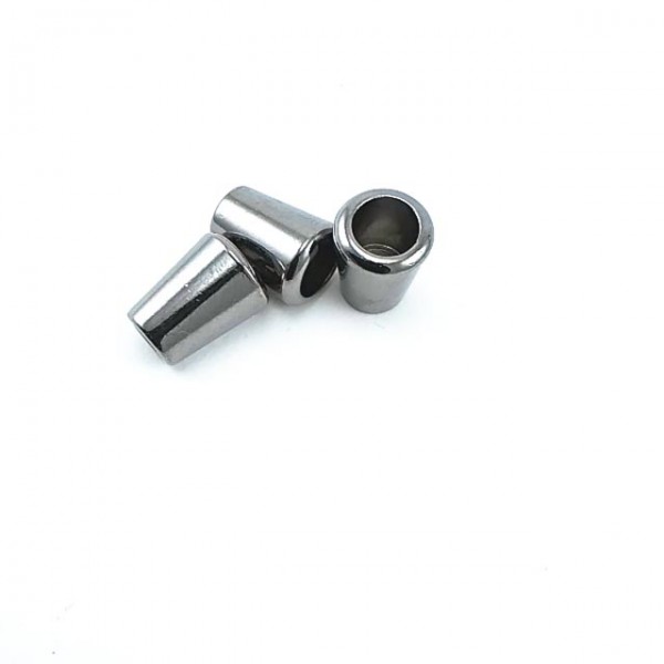Kordon Ucu Çap 4 mm Boy 9 mm Metal Bağucu E 93 Kordon Ucu Çap 4 mm Boy 9 mm Metal Bağucu E 93