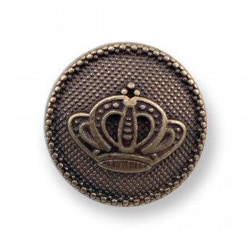 Crown Logo Snap Fasteners Button 15 mm - 24 L E 1467
