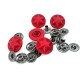 Metal Yıldız Tasarımlı Çıt çıt Düğme Mat Boya 17 mm - 27 boy E 1482 MN