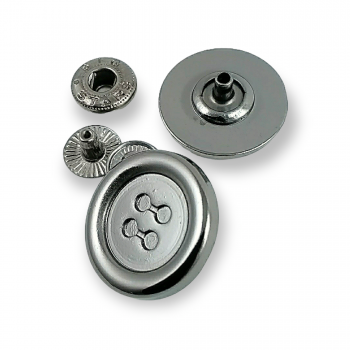Delikli Düğme Tasarımlı Çıtçıt Düğme 22 mm - 34 boy E 1504