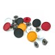 Mineli Çıt çıt Düğme 17 mm - 27 boy E 1593