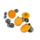 Mineli Çıt çıt Düğme 17 mm - 27 boy E 1593