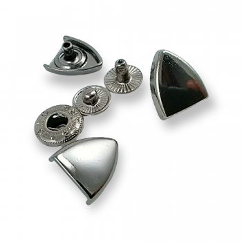 Çıtçıt Düğme Kalkan Tasarımlı 15 x 13 mm E 2064