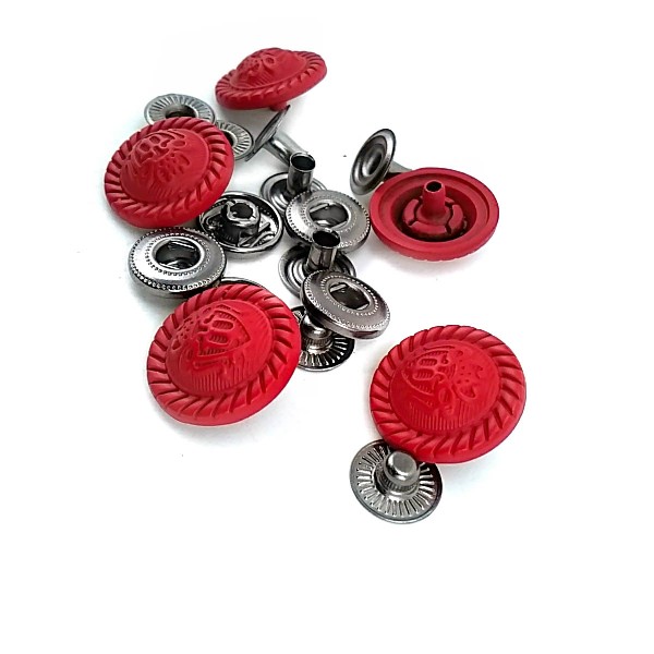 Mat Boyalı Çıtçıt Düğme 17 mm - 27 boy E 512 MN