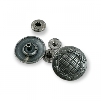 Mesh Pattern Snap Fasteners Button  22 mm - 34 L E 675
