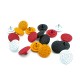 Düz Boya  Çıt çıt Düğme Petek Desenli 17 mm 28 Boy E 769 MN