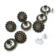 Kot Düğme Mineli Dekoratif Çiçek Desenli 20 mm 32 Boy E 1032 Kot Düğme Mineli Dekoratif Çiçek Desenli 20 mm 32 Boy E 1032
