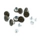 Ring Pattern Enameled Jeans Button 15 mm 24 L E 1550