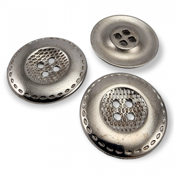 Four Hole Metal Sewing Button 25 mm 40 L E 460