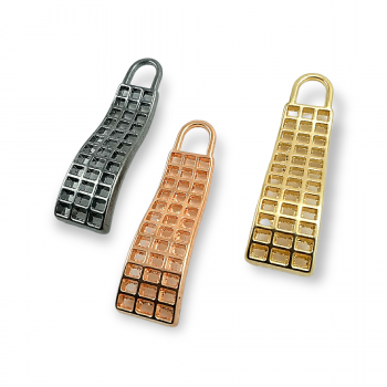 Fermuar Elciği 38 mm Metal Şık Tasarım B 65