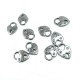 Zipper Pullers Heart Shape Sweaters Kids Clothing Tracksuit 19 mm x 14 mm  E 475