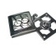 Snap Fasteners Patterned and Stylish Metal Snap Button 42 x 42 mm E 1310