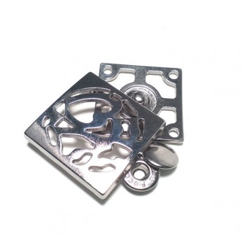 Çıtçıt Düğme Dekoratif Desenli Palto Kaban Çıtçıt Düğme 34 x 34 mm E 1760