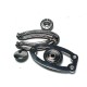 Metal Çıtçıt Düğme  40 x 22 mm Е 1839