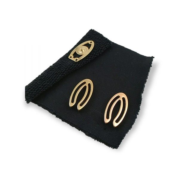 Metal Çıtçıt Düğme  40 x 22 mm Е 1839