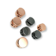 Mine Stopper Cord Lock with Double Lace-Up Hole Single Push Button 15 mm E 2206