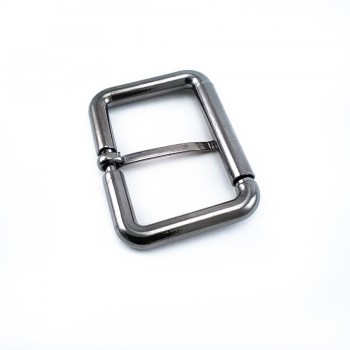 7/8" Stainless Steel Belt Buckle With Black Coating And Roller 