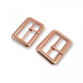 Dekoratif Desenli Kemer ve Çanta Tokası 3 cm E 569