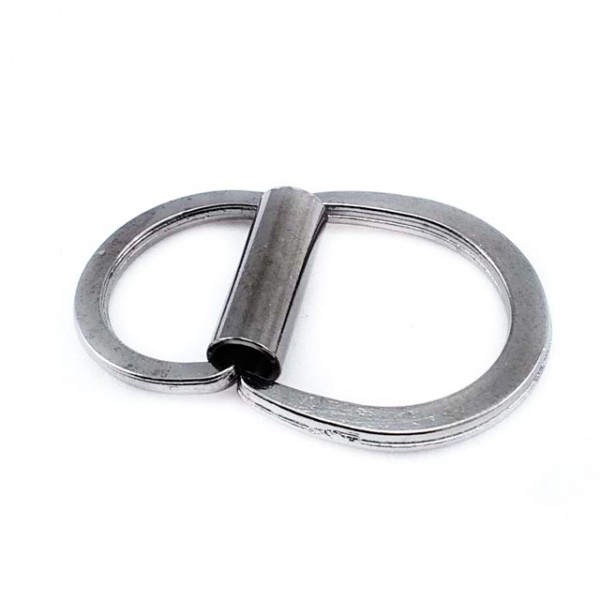 Çift Parça Metal D Toka 3 cm Kemer ve Ayar Tokası E 1991