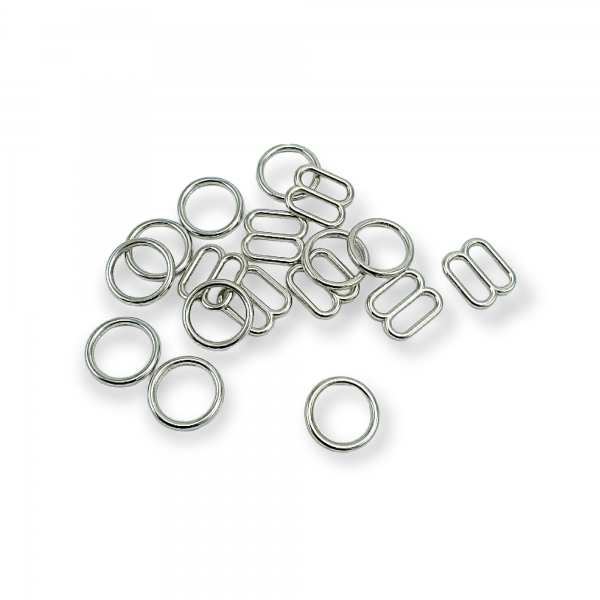 Sütyen Halkası ve Askısı Ayar Tokası 10 mm E 981 Sütyen Halkası ve Askısı Ayar Tokası 10 mm E 981