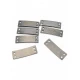 4-hole slightly curved sew-on label 21.5 mm x 7 mm E 1587