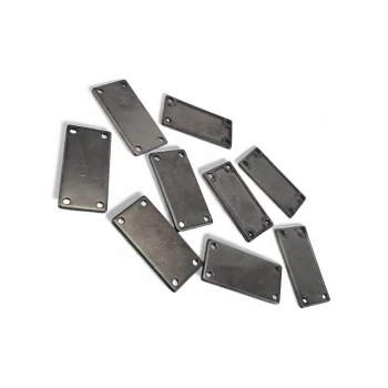 4 Hole Metal Plate – Label Connection Plate 22 mm x 11 mm E 1745