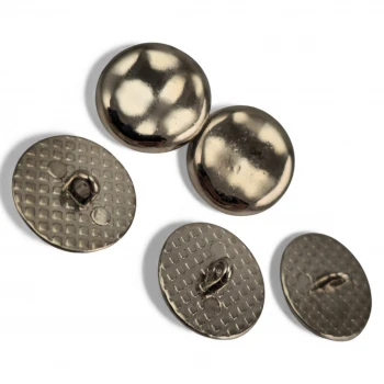 slightly wavy shiny Footed Button, Jacket Button 20 mm - 32 size E 1966 slightly wavy shiny Footed Button, Jacket Button 20 mm - 32 size E 1966