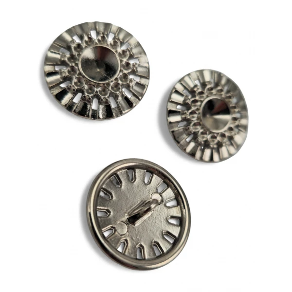 Footed button Enameled Jacket Button 22 mm - 34 size E 2065