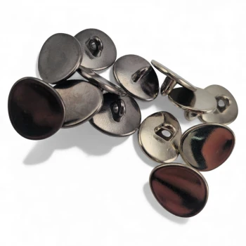 Oval Domed Jacket Button 15 mm x 13 mm E 2076 Oval Domed Jacket Button 15 mm x 13 mm E 2076