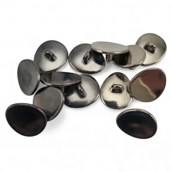 Oval Domed Jacket Button 15 mm x 13 mm E 2076