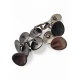 Oval Domed Jacket Button 15 mm x 13 mm E 2076