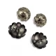embossed flower bud patterned Jacket Button 22.7 mm - 36 size E 2101
