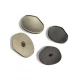 Footed button Oval Form Jacket Button 30 mm x 22.5 mm - 45 size E 2102