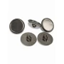Standing button serrated edge Jacket Button 17.5 mm - 26 men E 2132