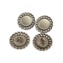 Knitted Frame Embossed Button 17.5 mm - 27 size E 2137