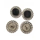 Knitted Frame Embossed Button 17.5 mm - 27 size E 2137