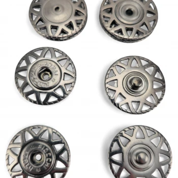  Yıldız desenli 25 mm  40 Boy Çıtçıt  E 2226