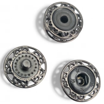 oyma çiçek – barok kıvrım desenli çıtçıt 24.7 mm 40 Boy E 2229