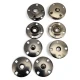 4 Hole Round Snap Fastener with Sewing Slot 17 mm - 26 size E 2281