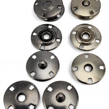 4 Hole Round Snap Fastener with Sewing Slot 17 mm - 26 size E 2281