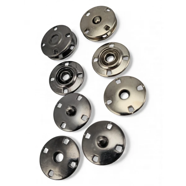 4 Hole Round Snap Fastener with Sewing Slot 17 mm - 26 size E 2281