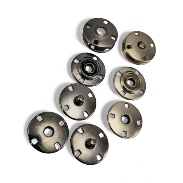 4 Hole Round Snap Fastener with Sewing Slot 17 mm - 26 size E 2281