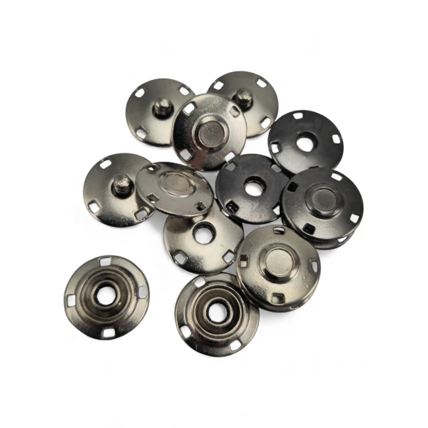 4 Hole Round Snap Fastener with Sewing Slot 20 mm - 32 size E 2280