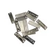 Serrated Frame Metal Connection Plate – 2 Hole Metal Plate 21.5 mm x 6.4 mm E 2292