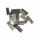 Serrated Frame Metal Connection Plate – 2 Hole Metal Plate 21.5 mm x 6.4 mm E 2292