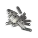 Curved Metal Label Mounting Plate with 2 Holes 28.6 mm x 8 mm E 677