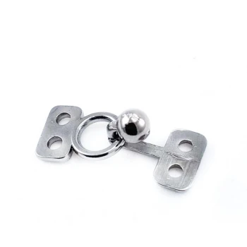 Frog fastening 10 mm Hook-and-Eye Fastener E 1879